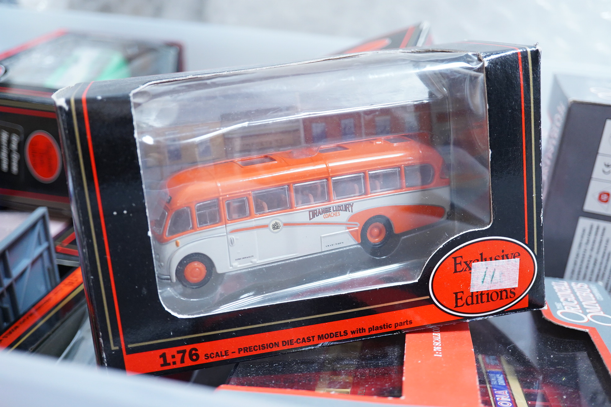 Thirty-seven boxed EFE and Corgi OOC buses, coaches and trolley buses, and sets, operators include; London Transport, Brighton & Hove, Grey Green, Southdown, Portsmouth, Southern Vectis, etc.